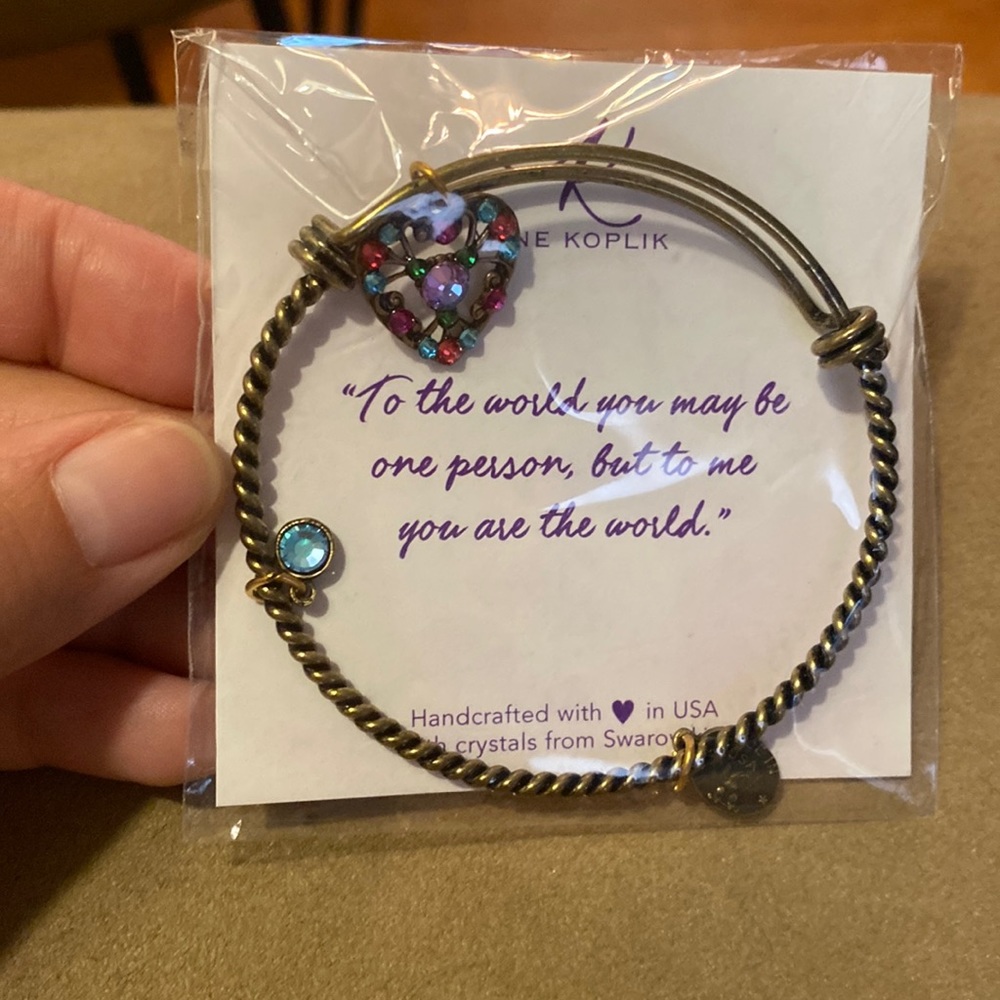 Anne Koplik Swarovski Crystal bracelet